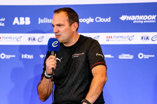 Florian Modlinger (Teamchef Porsche Formula E Team) bei der Pressekonferenz, ABB FIA Formula E World Championship, WM, Weltmeisterschaft Monaco e-Prix 2026, Monte Carlo, Saison 12 2025 26, Runde 9, 15.05.2026, ABB FIA Formula E World Championship, Monaco e-Prix 2026, Monte Carlo, Saison 12 2025 26, Runde 9, 15.05.2026 Monte Carlo Copyright: xEibner-Pressefoto LauraxRoemerx EP_LRR