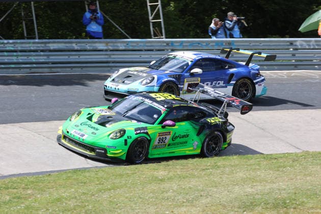 RECORD DATE NOT STATED 992 Dirk Adorf (Michelbach GER) Bjoern Griesemann (Koeln GER) Georg Griesemann (Bornheim GER) Marco Holzer (GER), Porsche 911 GT3 Cup Manthey, Team: Manthey Racing (GER) und 320 Michael Smudo Schmidt (Hamburg GER) Henrik Bollerslev (DNK) Marco van Ramshorst (NDL) Nano Lopez (ARG), Porsche 911 GT3 Cup, Team: Four Motors Bioconcept-Car (GER) GER, Motorsport, 54. ADAC Ravenol 24H-Rennen Nuerburgring 2025, Qualifying, Donnerstag, Nuerburg, 15.05.2026 GER, Motorsport, 54. ADAC Ravenol 24H-Rennen Nuerburgring 2025, Qualifying, Donnerstag, Nuerburg, 15.05.2026 Nuerburg Copyright: xEibner-Pressefoto JuergenxAugstx EP_JAT
