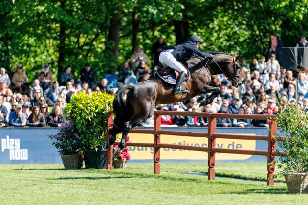 HAMBURG - Al Shira aa 95. Deutsches Spring- und Dressur DERBY 2026, HAMBURG - Al Shira aa 95. Deutsches Spring- und Dressur DERBY 2026 HUBERT CHICHE Charles (LUX), Andain du Thalie Al Shira aa Derby Tour Dreame presents: CSI4*: 2nd qualifier for the German Jumping-Derby, Int. jumping competition against the clock (1,50m) Hamburg, Jenischpark, Derby Park Klein Flottbek 15. May 2026 -