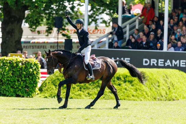 HAMBURG - Al Shira aa 95. Deutsches Spring- und Dressur DERBY 2026, HAMBURG - Al Shira aa 95. Deutsches Spring- und Dressur DERBY 2026 HUBERT CHICHE Charles (LUX), Andain du Thalie Al Shira aa Derby Tour Dreame presents: CSI4*: 2nd qualifier for the German Jumping-Derby, Int. jumping competition against the clock (1,50m) Hamburg, Jenischpark, Derby Park Klein Flottbek 15. May 2026 -