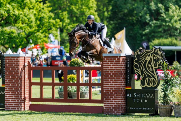 HAMBURG - Al Shira aa 95. Deutsches Spring- und Dressur DERBY 2026, HAMBURG - Al Shira aa 95. Deutsches Spring- und Dressur DERBY 2026 BLAU Clara (GER), Paul Al Shira aa Derby Tour Dreame presents: CSI4*: 2nd qualifier for the German Jumping-Derby, Int. jumping competition against the clock (1,50m) Hamburg, Jenischpark, Derby Park Klein Flottbek 15. May 2026 -