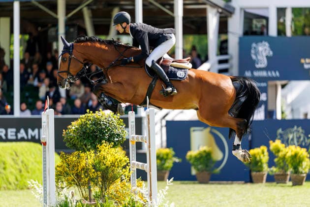 HAMBURG - Al Shira aa 95. Deutsches Spring- und Dressur DERBY 2026, HAMBURG - Al Shira aa 95. Deutsches Spring- und Dressur DERBY 2026 HEINEKE Simon (GER), Cordillo Al Shira aa Derby Tour Dreame presents: CSI4*: 2nd qualifier for the German Jumping-Derby, Int. jumping competition against the clock (1,50m) Hamburg, Jenischpark, Derby Park Klein Flottbek 15. May 2026 -