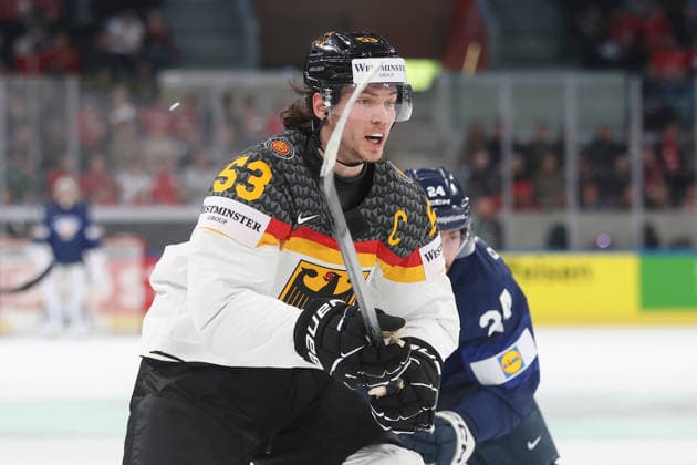 WM 2026 GER - FIN Moritz Seider (GER) 15.05.2026 Swiss Life Arena Zuerich , SCHWEIZ, Herren IIHF World Championship, WM, Weltmeisterschaft Zurich 2026 Gruppe A Deutschland - Finnland Moritz Seider (GER)