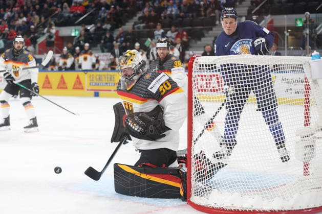 WM 2026 GER - FIN Torwart Philipp Grubauer (GER) 15.05.2026 Swiss Life Arena Zuerich , SCHWEIZ, Herren IIHF World Championship, WM, Weltmeisterschaft Zurich 2026 Gruppe A Deutschland - Finnland Torwart Philipp Grubauer (GER)