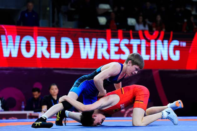 U17, U 17 Wrestling European Championships 48kg FS - Volodymyr Boiko (UKR) df. Bogdan Sapojnic (GER)