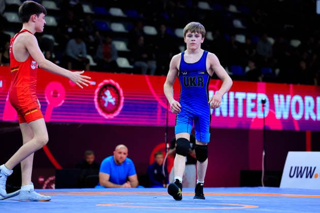 U17, U 17 Wrestling European Championships 48kg FS - Volodymyr Boiko (UKR) df. Bogdan Sapojnic (GER)