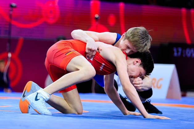 U17, U 17 Wrestling European Championships 48kg FS - Volodymyr Boiko (UKR) df. Bogdan Sapojnic (GER)