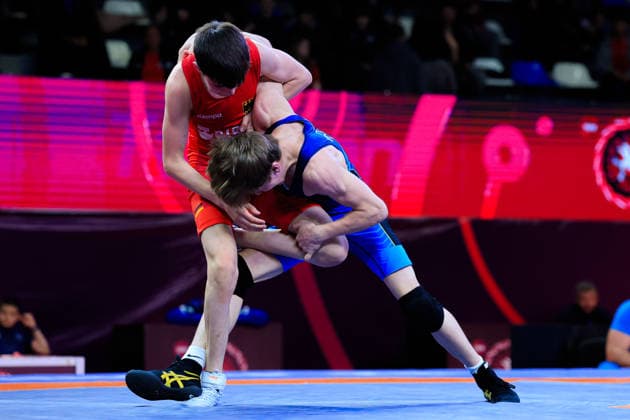 U17, U 17 Wrestling European Championships 48kg FS - Volodymyr Boiko (UKR) df. Bogdan Sapojnic (GER)