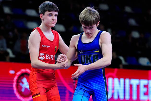 U17, U 17 Wrestling European Championships 48kg FS - Volodymyr Boiko (UKR) df. Bogdan Sapojnic (GER)