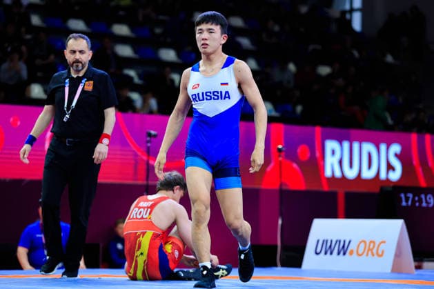 U17, U 17 Wrestling European Championships 65kg FS - Maksim Mongush (RUS) df. Istvan Nagy (ROU)