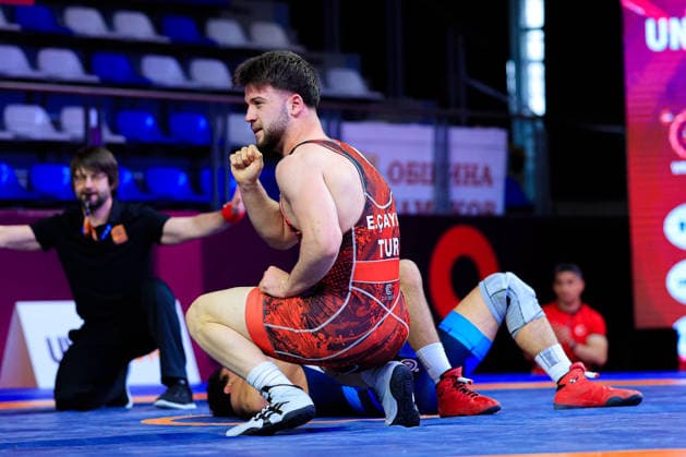U17, U 17 Wrestling European Championships 80kg FS - Emirhan Cayir (TUR) df. Arshavir Darakhshanifara (FIN)