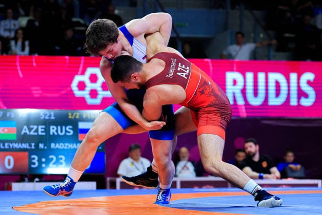 U17, U 17 Wrestling European Championships 80kg FS - Nihad Suleymanli (AZE) df. Radzhab Radzhabov (RUS)