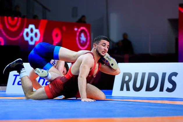 U17, U 17 Wrestling European Championships 80kg FS - Nihad Suleymanli (AZE) df. Radzhab Radzhabov (RUS)