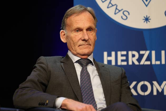 15.05.2026, Fussball, Saison 2025 2026, Ehrenamtsgala des Saarländischen Fußballverbandes, Präsident Hans-Joachim Watzke (Borussia Dortmund) Neunkirchen Gebläsehalle Saarland Deutschland (DEU) Copyright: xSebastianxBachx