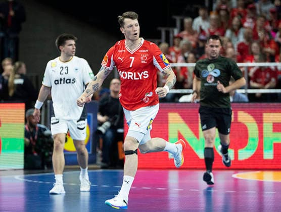 Men s Handball: Denmark - Germany Denmark s Emil Jakobsen. The Danish men s handball team faces Germany in a test match in Copenhagen on Friday, May 15, 2026. (Photo: Claus Bech Ritzau Scanpix) , Copenhagen Denmark