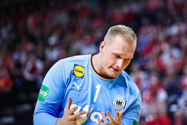 15.05.2026, xIAJx, Handball, Länderspiel, Testspiel, Dänemark - Deutschland, Royal Arena Kopenhagen: David Späth (Deutschland 1) Dänemark