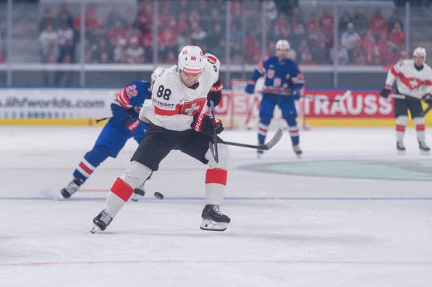 15 05 2026, Zurich, Swiss Life Arena, Ice hockey, Eishockey World Championships: USA - Switzerland, 88 Christoph Bertschy (Switzerland) Zurich Swiss Life Arena Zurich Switzerland Copyright: xJustPictures.ch StefanxEmchx jp-de-StEm-DSC0081220260515