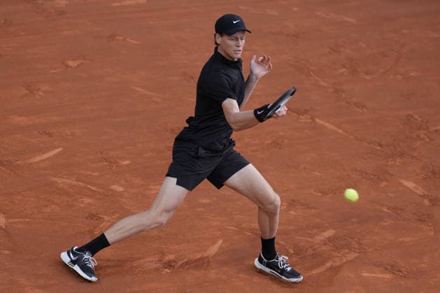 Jannik Sinner during the match between Jannik Sinner (ITA) vs Daniil Medvedev at the Italian Open in Rome, Friday, May 15, 2026. (Alfredo Falcone LaPresse)  Copyright: xAlfredoxFalcone LaPressex