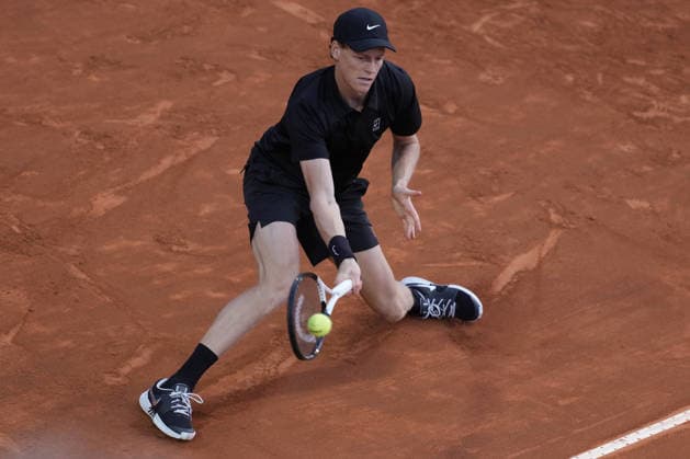 Jannik Sinner during the match between Jannik Sinner (ITA) vs Daniil Medvedev at the Italian Open in Rome, Friday, May 15, 2026. (Alfredo Falcone LaPresse)  Copyright: xAlfredoxFalcone LaPressex