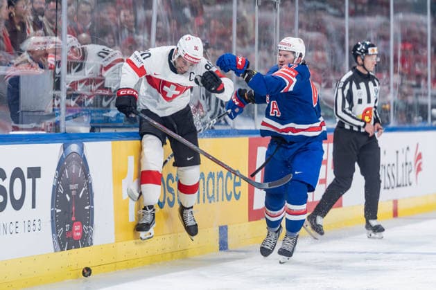 15 05 2026, Zurich, Swiss Life Arena, Ice hockey, Eishockey World Championships: USA - Switzerland, 90 Roman Josi (Switzerland) Zurich Swiss Life Arena Zurich Switzerland Copyright: xJustPictures.ch StefanxEmchx jp-de-StEm-DSC0098020260515