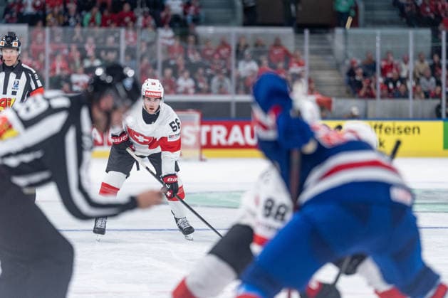 15 05 2026, Zurich, Swiss Life Arena, Ice hockey, Eishockey World Championships: USA - Switzerland, 56 Tim Berni (Switzerland) Zurich Swiss Life Arena Zurich Switzerland Copyright: xJustPictures.ch StefanxEmchx jp-de-StEm-DSC0179020260515
