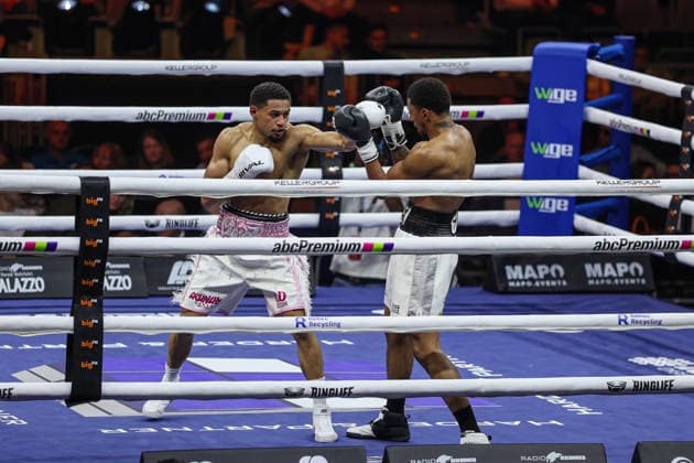 Oluwole Ciosek vs. Shae Green beim Ringside Series 2026 - Night of Heavyweights am 15.05.26 in SAP Arena, Mannheim xamx Foto: Alfio Marino