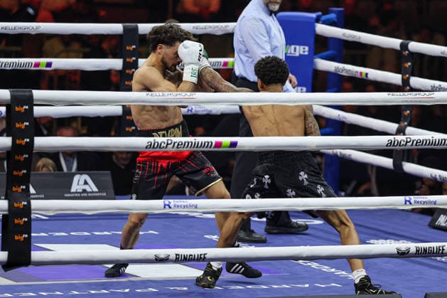 Devrim Gökduman vs. Franklyn Dwomoh beim Ringside Series 2026 - Night of Heavyweights am 15.05.26 in SAP Arena, Mannheim xamx Foto: Alfio Marino