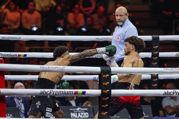 Devrim Gökduman vs. Franklyn Dwomoh beim Ringside Series 2026 - Night of Heavyweights am 15.05.26 in SAP Arena, Mannheim xamx Foto: Alfio Marino