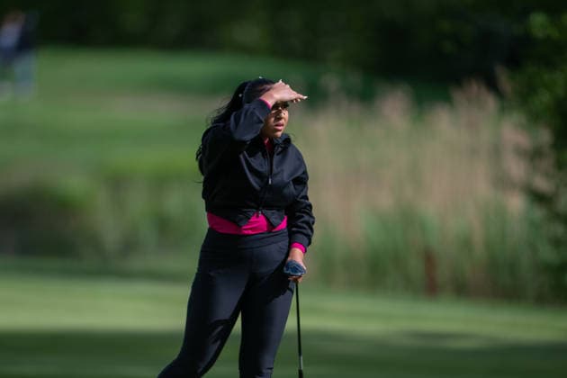 Amundi German Masters - Seond Round Vanessa Bouvet of France plays from the fairway on the 18th hole during the second round of the Amundi German Masters at Green Eagle Golf Courses in Hamburg, Germany, on May 15, 2026. Hamburg Germany  Copyright: xAndyxAstfalckx originalFilename:astfalck-amundige260515_npZUM.jpg