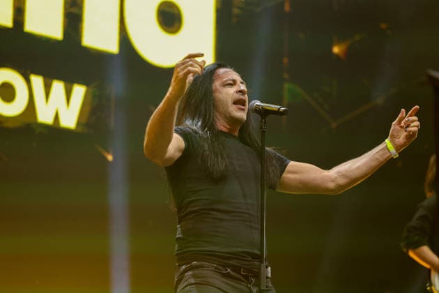 Bülent Ceylan mit seiner Rock-Show Diktatürk beim Ringside Series 2026 - Night of Heavyweights am 15.05.26 in SAP Arena, Mannheim xamx Foto: Alfio Marino