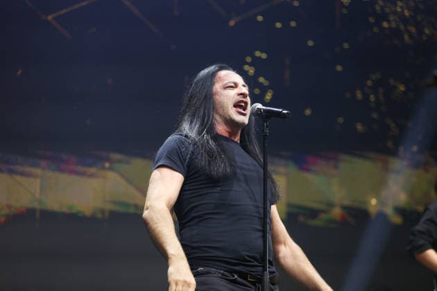 Bülent Ceylan mit seiner Rock-Show Diktatürk beim Ringside Series 2026 - Night of Heavyweights am 15.05.26 in SAP Arena, Mannheim xamx Foto: Alfio Marino