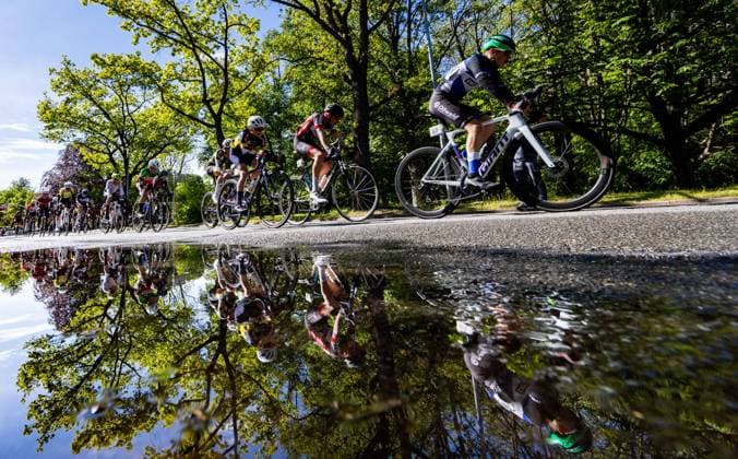 15.05.2026, GER, Rennrad, Maenner Frauen Junioren, Saison 2025, 26.TMP Jugentour Kleine Friedensfahrt, 1.Etappe Rundstreckenrennen Residenzstadt Gotha Piet HOMANN (Stevens Youngster Team) An 3 Wettkampftagen vom 15.05-17.05.2026 gingen knapp 350 Athleten aus 7 Ländern in den Kategorien Jedermann, Anfaenger, U15m, U17w und U17m bei der 25. Auflage der TMP Jugentour Kleine Friedensfahrt 2025 an den Start. Neben dem Einzelzeitfahren sind 3 weitere Etappen im Gothaer Landkreis zu absolvieren, organisiert vom RSC Waltershausen-Gotha e.V.. Etappe 1 erfolgte als Rundstrecke in Gotha wobei die U15m 16,8km, die U17w 25,2km und die U17m 31,5km absolvieren mussten 99867 Gotha Schloss Friedenstein Historisc Thüringen Deutschland