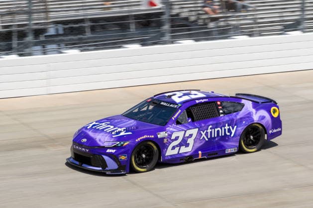 DOVER, DE - MAY 15: Bubba Wallace ( 23 23XI Racing Xfinity Toyota) on track during practice for Sunday™s NASCAR, Motorsport, USA Cup Series All-Star Race on May 15, 2026, at Dover Motor Speedway in Dover, DE. (Photo by David Hahn Icon Sportswire) AUTO: MAY 15 NASCAR Cup Series All-Star Race EDITORIAL USE ONLY Icon260515001