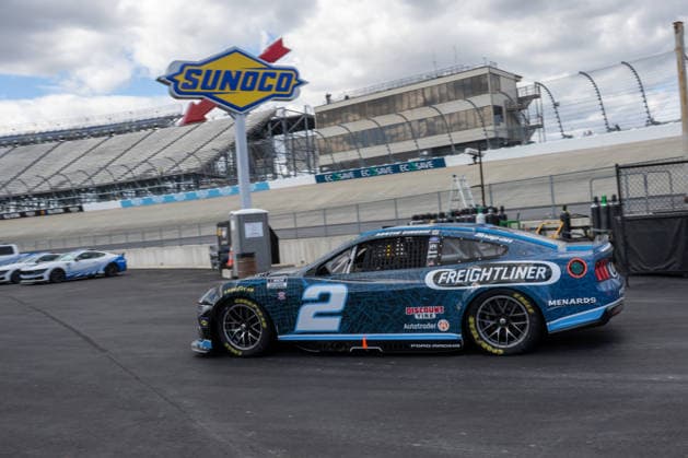 DOVER, DE - MAY 15: Austin Cindric ( 2 Team Penske Freightliner Ford) heads back to the garage during practice for Sunday™s NASCAR, Motorsport, USA Cup Series All-Star Race on May 15, 2026, at Dover Motor Speedway in Dover, DE. (Photo by David Hahn Icon Sportswire) AUTO: MAY 15 NASCAR Cup Series All-Star Race EDITORIAL USE ONLY Icon260515025