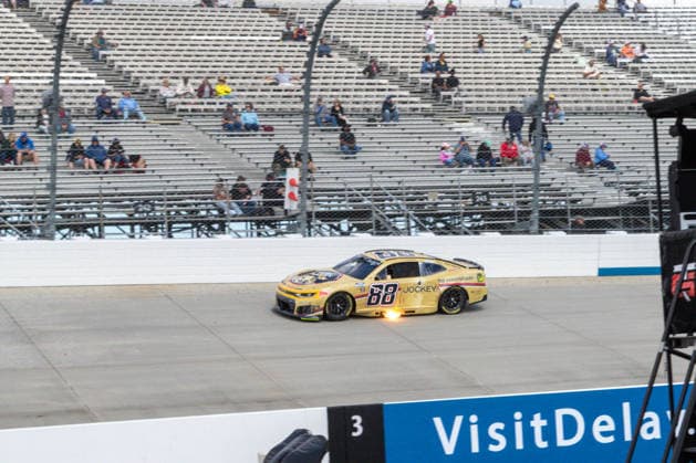 DOVER, DE - MAY 15: Connor Zilisch ( 88 Trackhouse Racing Jockey 150th Anniversary Chevrolet) on track during practice for Sunday™s NASCAR, Motorsport, USA Cup Series All-Star Race on May 15, 2026, at Dover Motor Speedway in Dover, DE. (Photo by David Hahn Icon Sportswire) AUTO: MAY 15 NASCAR Cup Series All-Star Race EDITORIAL USE ONLY Icon260515032