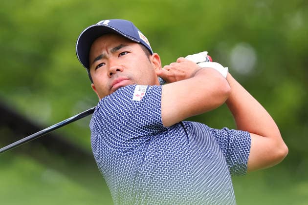 NEWTON SQUARE, PA - MAY 15: Kazuki Higa of Japan tees off at the first tee during Round 2 of the 2026 PGA, Golf Herren Championship on May 15, 2026 at Aronimink Golf Club in Newtown Square, Pennsylvania. (Photo by Rich Graessle Icon Sportswire) GOLF: MAY 15 PGA PGA Championship EDITORIAL USE ONLY Icon260515256122