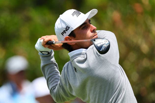 NEWTON SQUARE, PA - MAY 15: Joaquin Niemann of Chile tees off at the first tee during Round 2 of the 2026 PGA, Golf Herren Championship on May 15, 2026 at Aronimink Golf Club in Newtown Square, Pennsylvania. (Photo by Rich Graessle Icon Sportswire) GOLF: MAY 15 PGA PGA Championship EDITORIAL USE ONLY Icon260515256762
