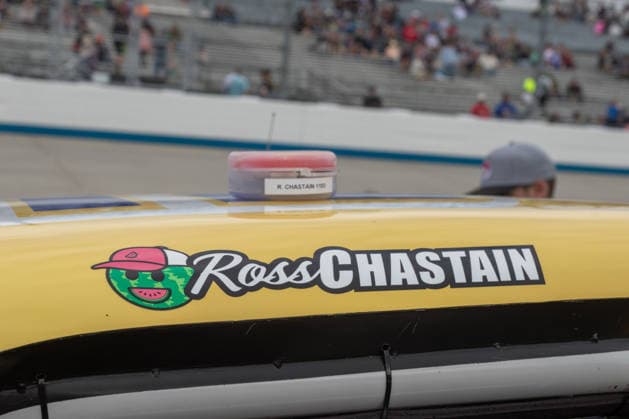 DOVER, DE - MAY 15: Ross Chastain ( 45 Niece Motorsports Delaware Office of Highway Safety Chevrolet) door panel prior to the start of the NASCAR, Motorsport, USA CRAFTSMAN Truck Series ECOSAVE 200 on May 15, 2026, at Dover Motor Speedway in Dover, DE. (Photo by David Hahn Icon Sportswire) AUTO: MAY 15 NASCAR CRAFTSMAN Truck Series ECOSAVE 200 EDITORIAL USE ONLY Icon260515013