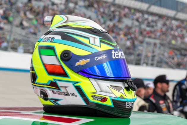 DOVER, DE - MAY 15: Andres Perez De Lara ( 44 Niece Motorsports Precision de Mexico Chevrolet) sits on his car prior to the start of the NASCAR, Motorsport, USA CRAFTSMAN Truck Series ECOSAVE 200 on May 15, 2026, at Dover Motor Speedway in Dover, DE. (Photo by David Hahn Icon Sportswire) AUTO: MAY 15 NASCAR CRAFTSMAN Truck Series ECOSAVE 200 EDITORIAL USE ONLY Icon260515016