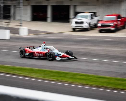 May 15, 2026, Speedway, Indiana, USA: ED CARPENTER, driver of the No. 33 Chevrolet for Ed Carpenter Racing, drives out of pit lane during Fast Friday of the 110th Indianapolis 500 at Indianapolis Motor Speedway. Speedway USA - ZUMAw173 20260515_zsp_w173_006 Copyright: xLukexWelshx