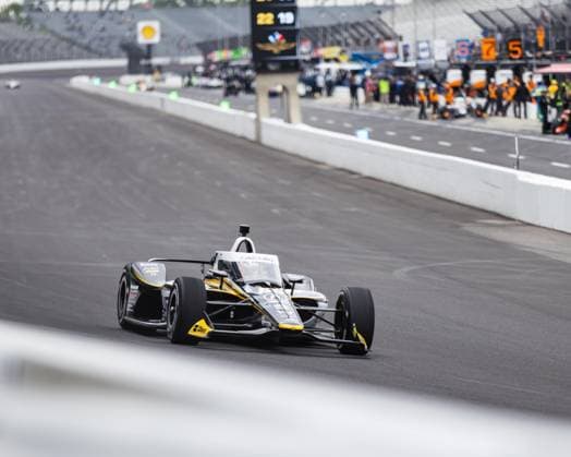 May 15, 2026, Speedway, Indiana, USA: MARCUS ARMSTRONG, driver of the No. 66 Honda for Meyer Shank Racing w Curb Agajanian, drives into Turn 1 during Fast Friday of the 110th Indianapolis 500 at Indianapolis Motor Speedway. Speedway USA - ZUMAw173 20260515_zsp_w173_036 Copyright: xLukexWelshx