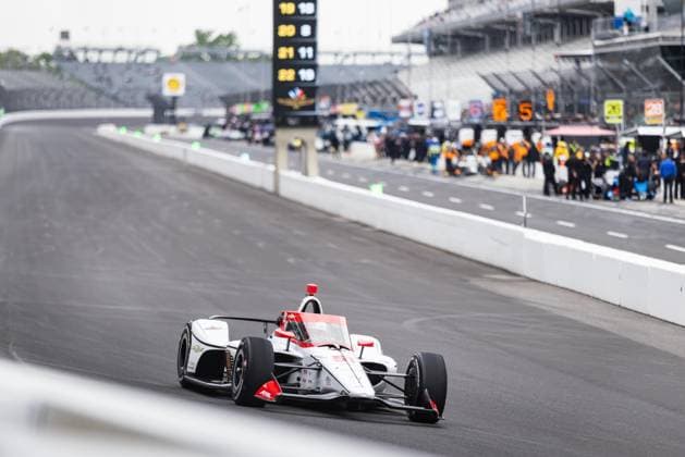 May 15, 2026, Speedway, Indiana, USA: JACOB ABEL, driver of the No. 51 Chevrolet for Abel Motorsports, drives into Turn 1 during Fast Friday of the 110th Indianapolis 500 at Indianapolis Motor Speedway. IndyCar, Indy Car, IRL, USA 2026: Indy 500 Fast Friday Practice  - ZUMAw173 20260515_zsp_w173_038 Copyright: xLukexWelshx