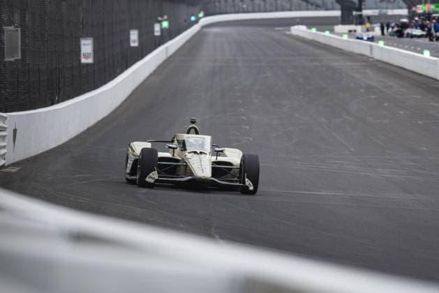 May 15, 2026, Speedway, Indiana, USA: FELIX ROSENQVIST, driver of the No. 60 Honda for Meyer Shank Racing w Curb Agajanian, drives into Turn 1 during Fast Friday of the 110th Indianapolis 500 at Indianapolis Motor Speedway. Speedway USA - ZUMAw173 20260515_zsp_w173_042 Copyright: xLukexWelshx