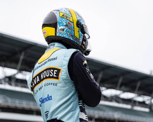 May 15, 2026, Speedway, Indiana, USA: ALEXANDER ROSSI, driver of the No. 20 Chevrolet for Ed Carpenter Racing, gets suited up on pit lane during Fast Friday of the 110th Indianapolis 500 at Indianapolis Motor Speedway. IndyCar, Indy Car, IRL, USA 2026: Indy 500 Fast Friday Practice  - ZUMAw173 20260515_zsp_w173_050 Copyright: xLukexWelshx