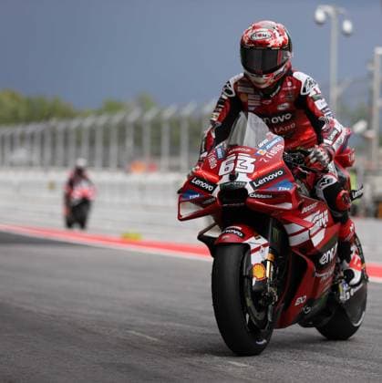 May 15, 2026, Sabadell, Barcelona, Spain: Montmelo Spain May 15, 2026 Francesco Bagnaia (63 IT Ducati) during race at the MotoGP Catalonia Grand Prix 2025 in Montmelo Spain on 15 September 2026 Sabadell Spain - ZUMAu50_ 20260515_zsp_u50_093 Copyright: xXavixUrgelesx