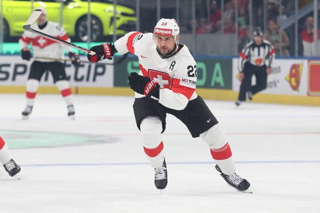 WM 2026 USA - SUI Nino Niederreiter (Schweiz) 15.05.2026 Swiss Life Arena Zuerich , SCHWEIZ, Herren IIHF Eishockey World Championship, WM, Weltmeisterschaft Zurich 2026 Gruppe USA - Schweiz Nino Niederreiter (Schweiz)