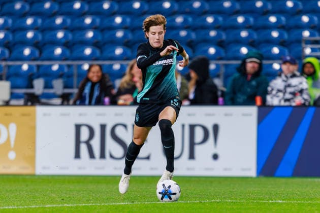 May 15, 2026, Seattle, Washington, USA: NY Gotham FC Defender TIERNA DAVIDSON ( 15) in action during a NWSL 2026 regular season game between Seattle Reign FC and NY Gotham FC at Lumen Field in Seattle on May 15, 2026. Gotham FC won 2:0. Seattle USA - ZUMAw150 20260515_zsp_w150_022 Copyright: xJasonxWangx