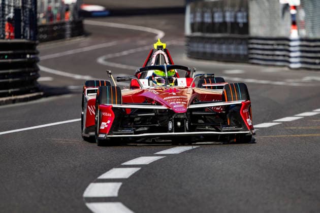 2026 FORMULA E MONACO ePRIX 01 ROWLAND Oliver (gbr), Nissan Formula E Team, Nissan e-4ORCE 05, action during the Monaco ePrix, 9th and 10th round of the 2025-26 ABB FIA Formula E World Championship, WM, Weltmeisterschaft on the Circuit de Monaco from Mai 16 to 17, 2026 in Monte-Carlo, Monaco - Monte-CarloMonaco  Copyright: xJULIENxDELFOSSEx