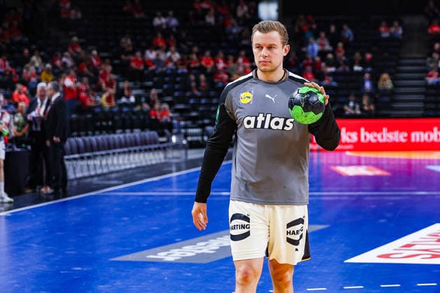 15.05.2026, xIAJx, Handball, Länderspiel, Testspiel, Dänemark - Deutschland, Royal Arena Kopenhagen:Moritz Sauter (Deutschland 49) Dänemark