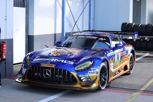 Nürburg, Deutschland 14.-17. Mai 2026: ADAC Ravenol 24h Rennen Nürburgring - 2026 - Samstag Pitlane Boxengasse, repaired car, destroy, crash, qualifying, Im Bild: 80 Winward Racing - Mercedes-AMG GT3 - (Maro Engel GER, Luca Stolz GER, Fabian Schiller GER, Maxime Martin GER) Nürburgring Rheinland Pfalz Copyright: xFotostandx xFabianxWernerx